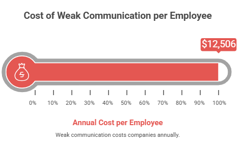 Cost of Weak Communication per Employee