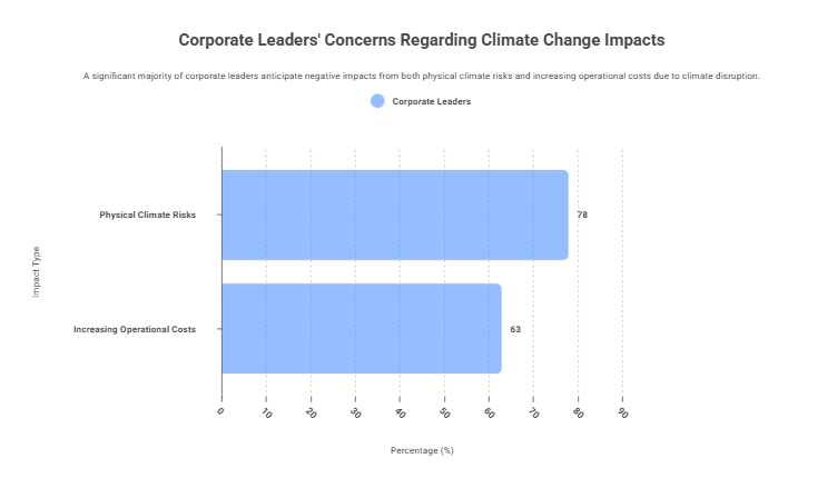 Corporate Leaders' Concerns Regarding Climate Change Impacts