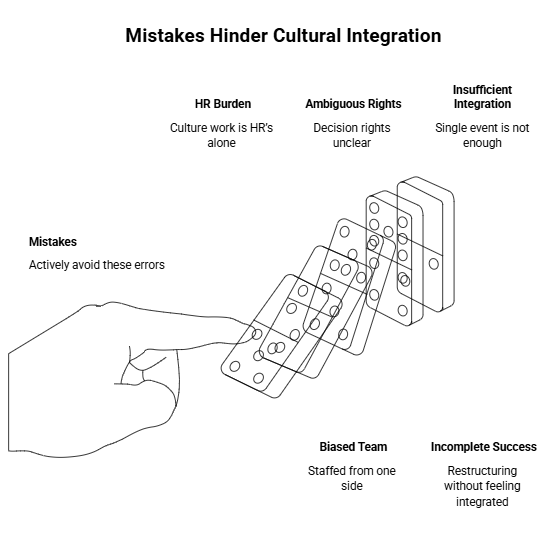 Mistakes Hinder Cultural Integration