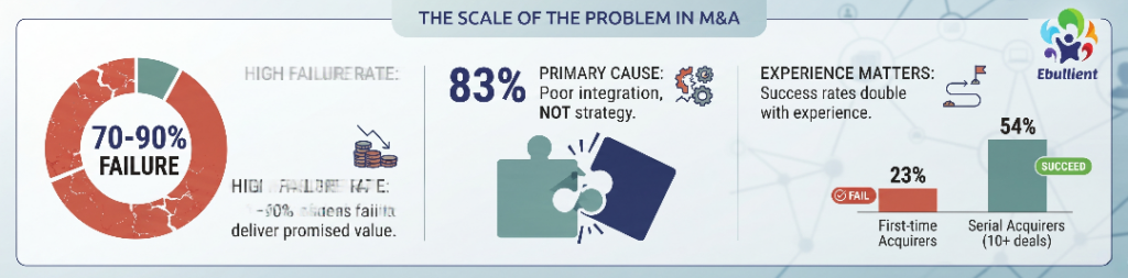 the scale of the problem in m&A