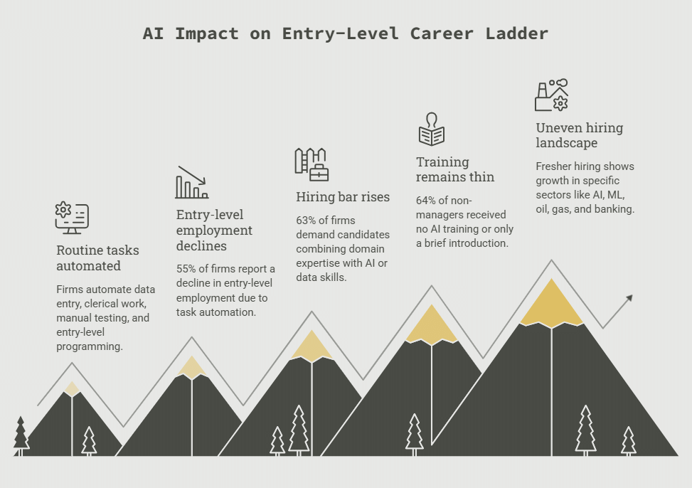 AI Impact on Entry-Level Career Ladder